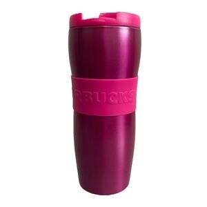 Starbucks 2022 Summer Dragonfruit Pink Stainless Insulated Hot Tumbler 12oz